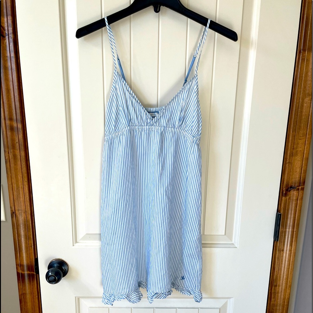 Aerie lingerie blue/white stripe